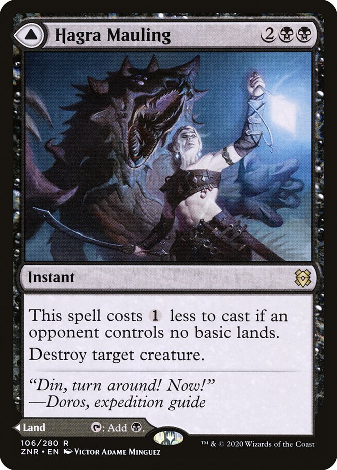 Hagra Mauling // Hagra Broodpit [Zendikar Rising] | Jomio and Rueliete's Cards and Comics
