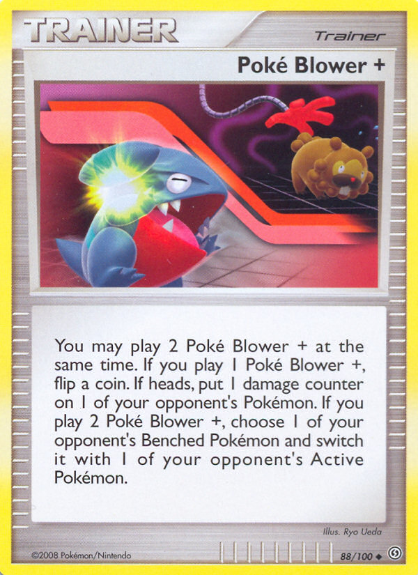 Poke Blower + (88/100) [Diamond & Pearl: Stormfront] | Jomio and Rueliete's Cards and Comics