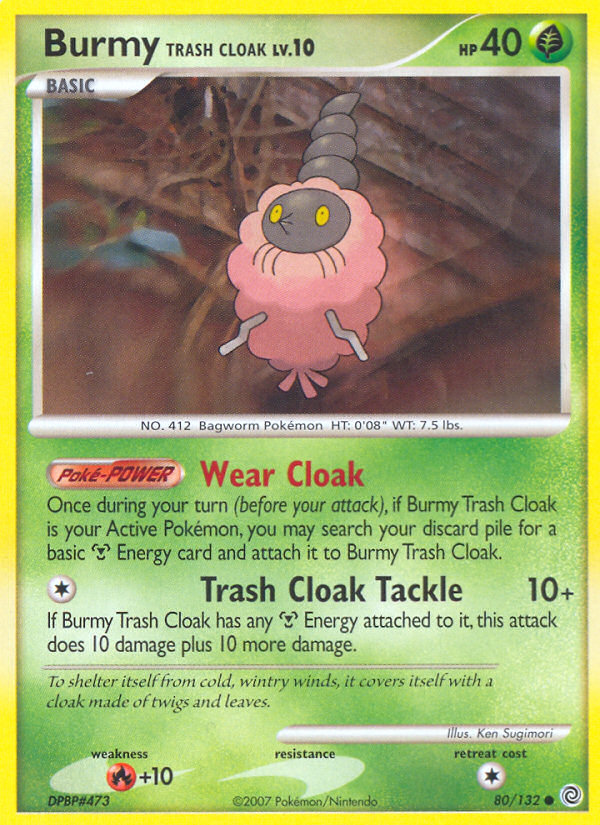 Burmy Trash Cloak (80/132) [Diamond & Pearl: Secret Wonders] | Jomio and Rueliete's Cards and Comics