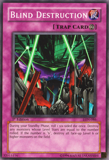 Blind Destruction [LON-086] Common | Jomio and Rueliete's Cards and Comics