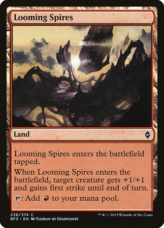 Looming Spires [Battle for Zendikar] | Jomio and Rueliete's Cards and Comics