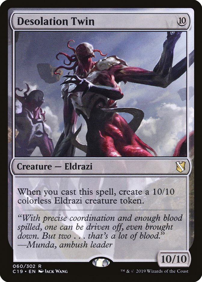 Desolation Twin [Commander 2019] | Jomio and Rueliete's Cards and Comics
