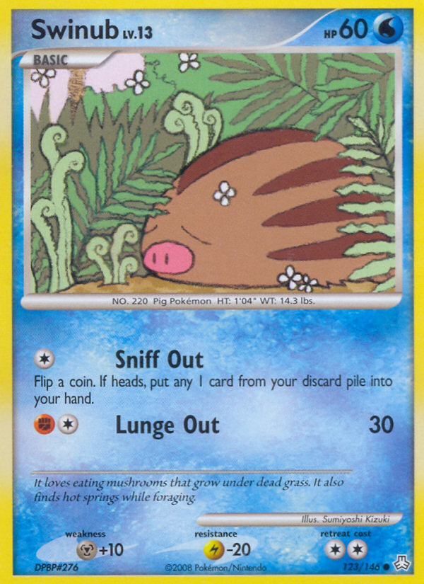 Swinub (123/146) [Diamond & Pearl: Legends Awakened] | Jomio and Rueliete's Cards and Comics