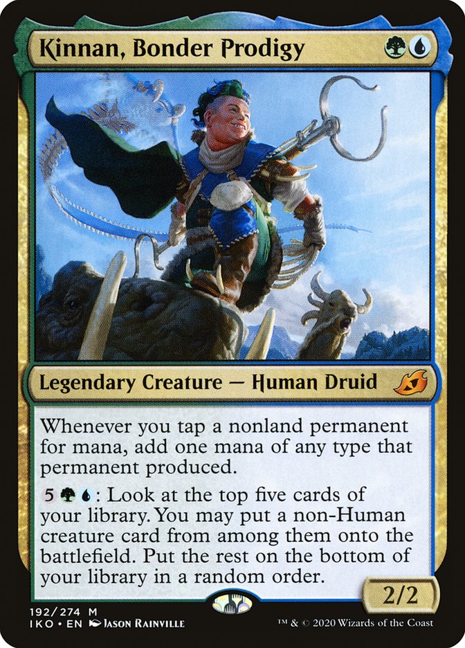 Kinnan, Bonder Prodigy [Ikoria: Lair of Behemoths] | Jomio and Rueliete's Cards and Comics