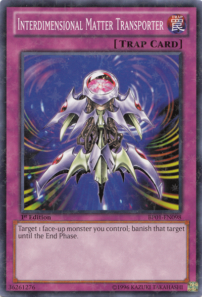 Interdimensional Matter Transporter [BP01-EN098] Starfoil Rare | Jomio and Rueliete's Cards and Comics