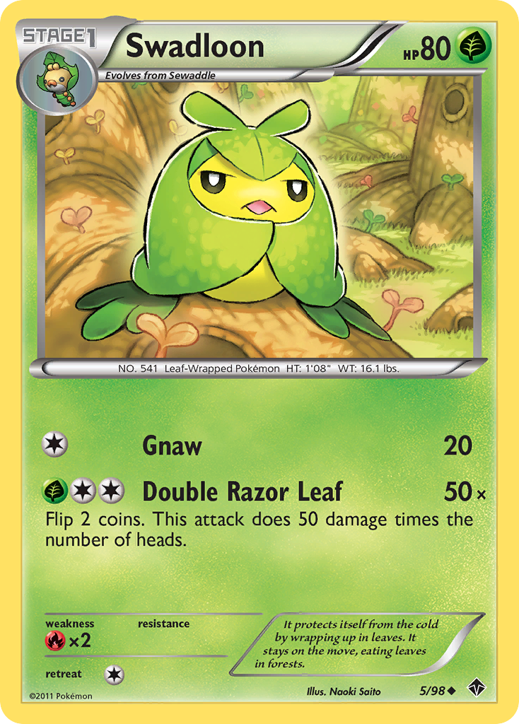 Swadloon (5/98) [Black & White: Emerging Powers] | Jomio and Rueliete's Cards and Comics
