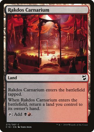 Rakdos Carnarium [Commander 2018] | Jomio and Rueliete's Cards and Comics