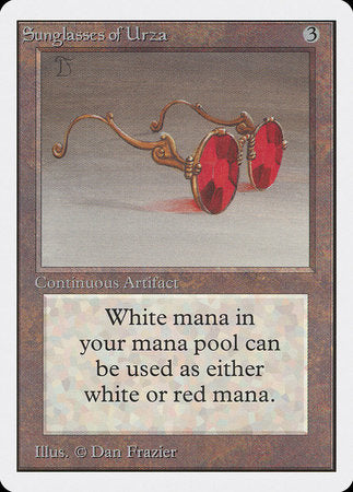 Sunglasses of Urza [Unlimited Edition] | Jomio and Rueliete's Cards and Comics
