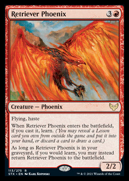 Retriever Phoenix [Strixhaven: School of Mages] | Jomio and Rueliete's Cards and Comics