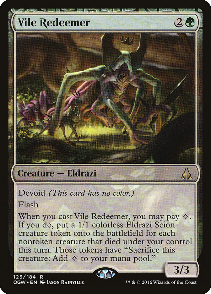 Vile Redeemer [Oath of the Gatewatch] | Jomio and Rueliete's Cards and Comics