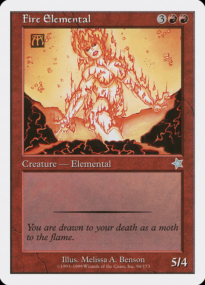Fire Elemental [Starter 1999] | Jomio and Rueliete's Cards and Comics