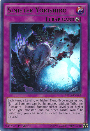 Sinister Yorishiro [MP14-EN182] Ultra Rare | Jomio and Rueliete's Cards and Comics