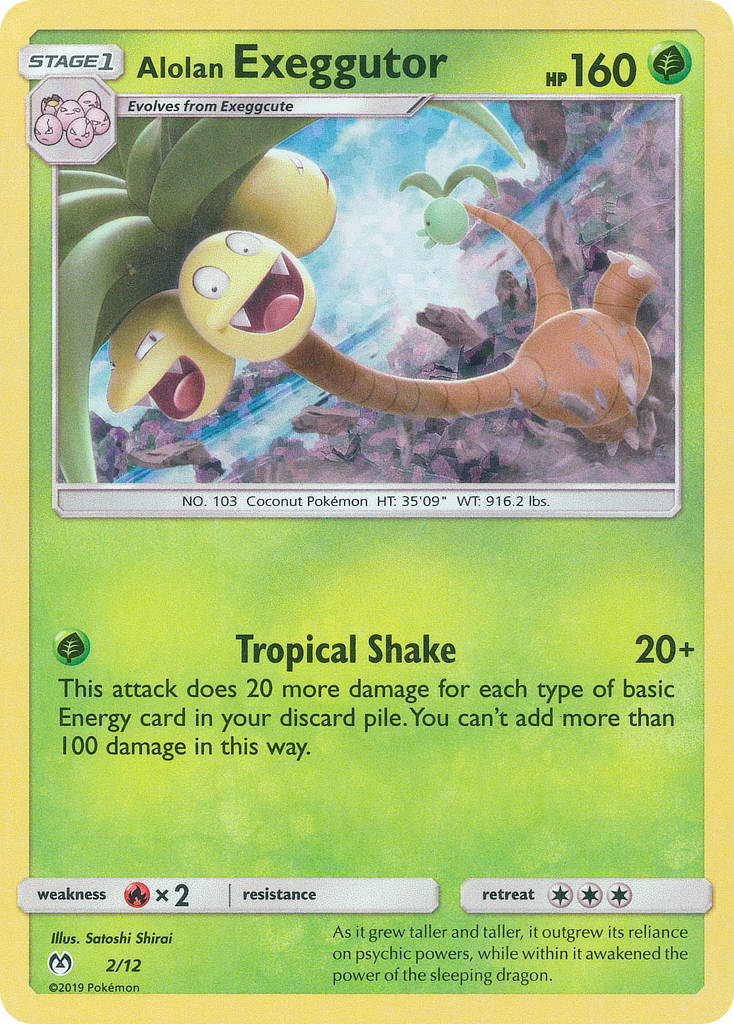 Alolan Exeggutor (2/12) [McDonald's Promos: 2019 Collection] | Jomio and Rueliete's Cards and Comics