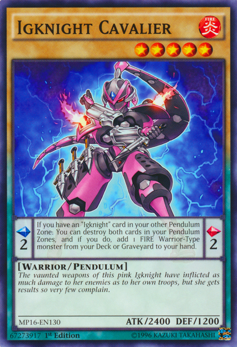 Igknight Cavalier [MP16-EN130] Common | Jomio and Rueliete's Cards and Comics