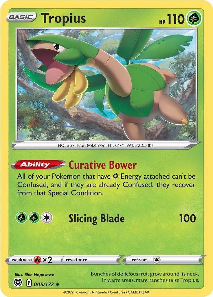 Tropius (005/172) [Sword & Shield: Brilliant Stars] | Jomio and Rueliete's Cards and Comics