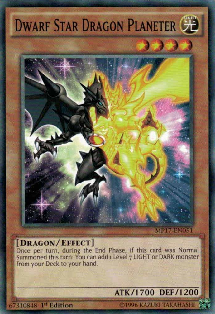 Dwarf Star Dragon Planeter [MP17-EN051] Common | Jomio and Rueliete's Cards and Comics