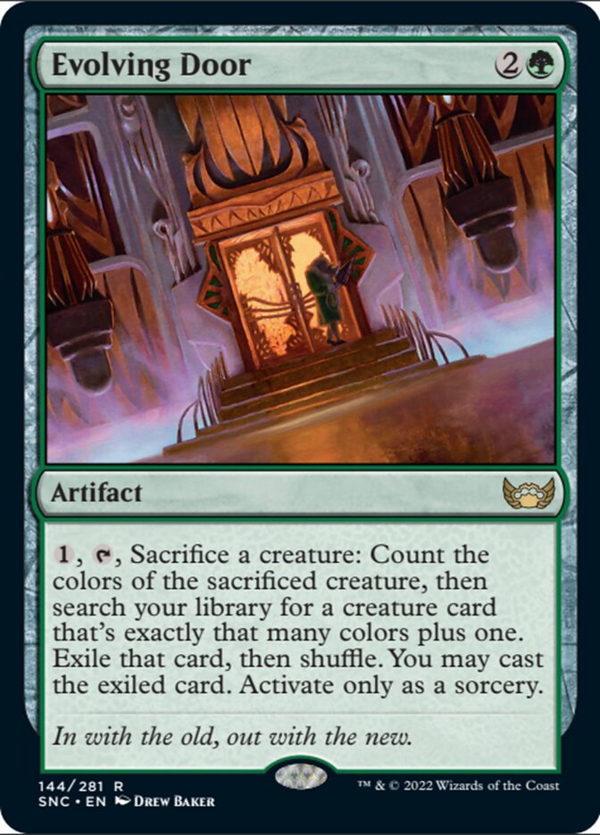 Evolving Door [Streets of New Capenna] | Jomio and Rueliete's Cards and Comics