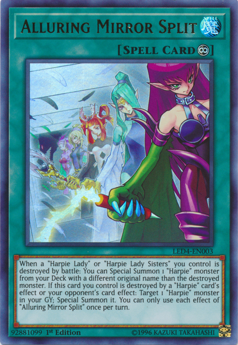 Alluring Mirror Split [LED4-EN003] Ultra Rare | Jomio and Rueliete's Cards and Comics