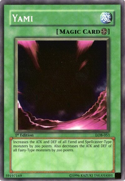 Yami [LOB-051] Common | Jomio and Rueliete's Cards and Comics