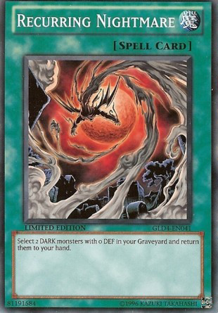 Recurring Nightmare [GLD4-EN041] Common | Jomio and Rueliete's Cards and Comics