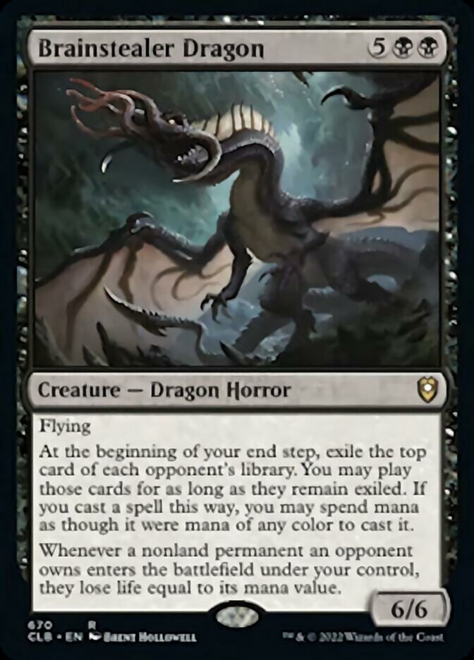 Brainstealer Dragon [Commander Legends: Battle for Baldur's Gate] | Jomio and Rueliete's Cards and Comics