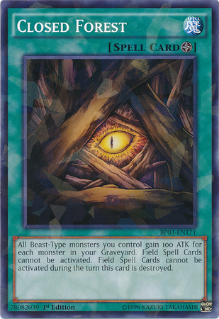Closed Forest (Shatterfoil) [BP03-EN171] Common | Jomio and Rueliete's Cards and Comics
