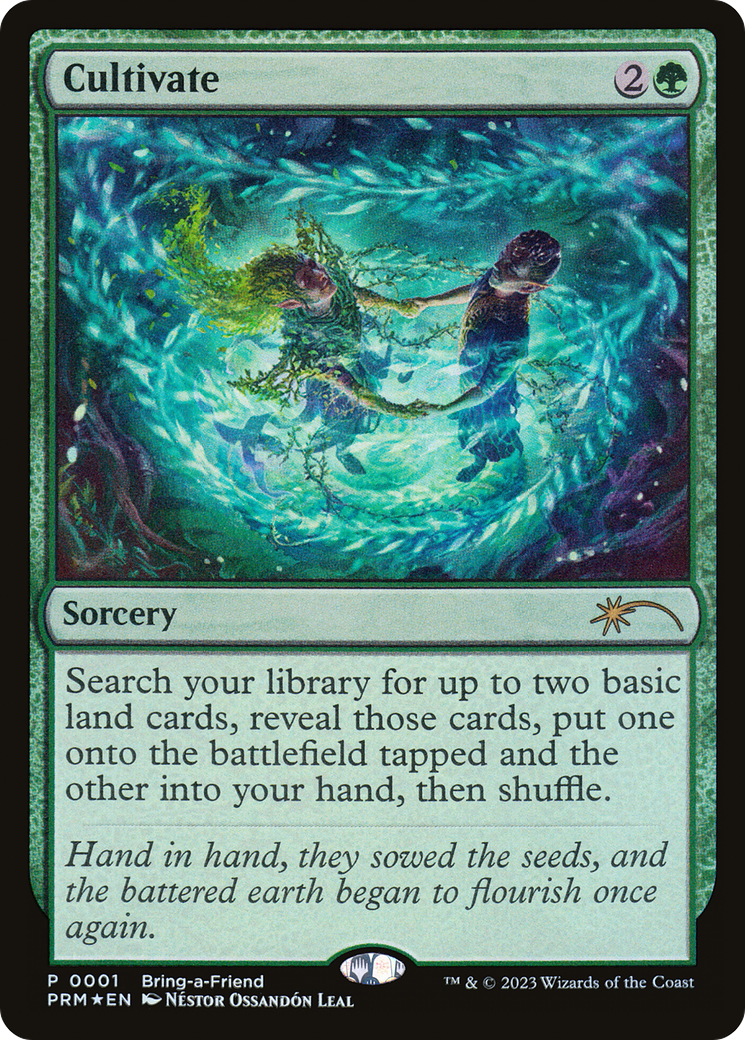 Cultivate (Bring-a-Friend) [Wizards Play Network 2023] | Jomio and Rueliete's Cards and Comics