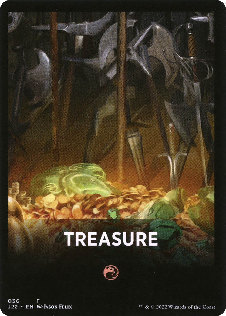 Treasure Theme Card [Jumpstart 2022 Front Cards] | Jomio and Rueliete's Cards and Comics