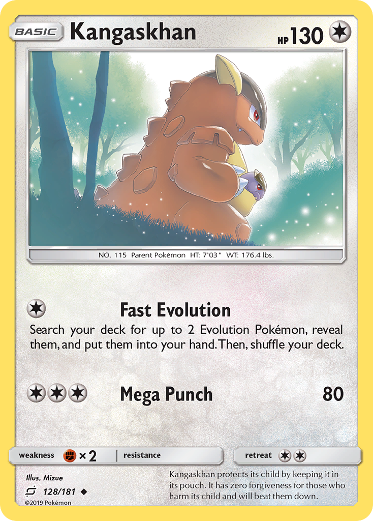 Kangaskhan (128/181) [Sun & Moon: Team Up] | Jomio and Rueliete's Cards and Comics