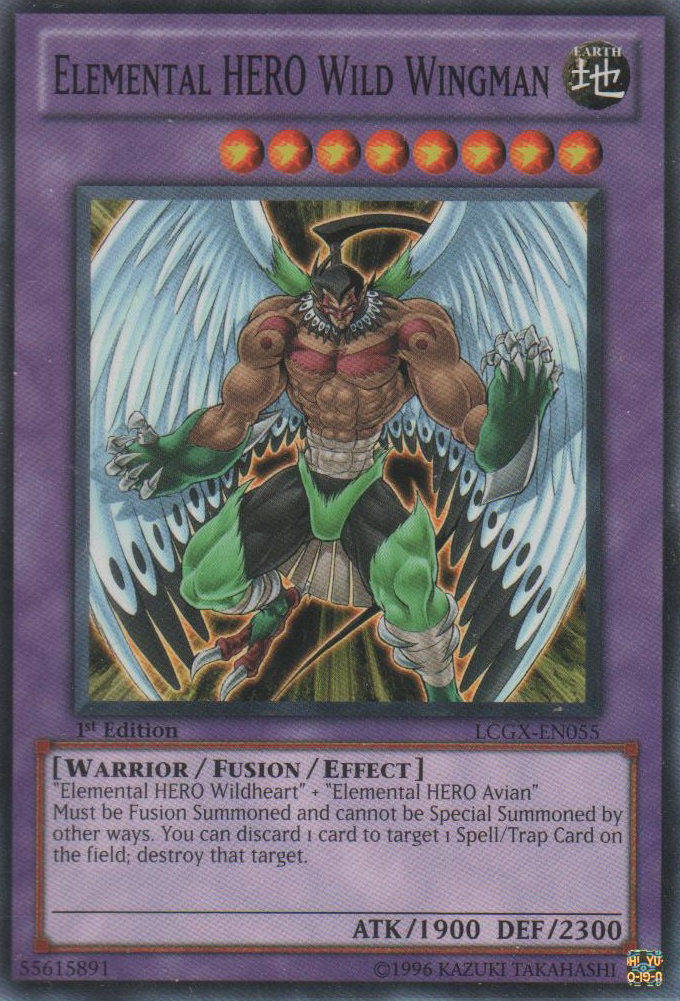 Elemental HERO Wild Wingman [LCGX-EN055] Common | Jomio and Rueliete's Cards and Comics