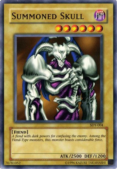 Summoned Skull (Sample Promo) [SDY-004] Common | Jomio and Rueliete's Cards and Comics