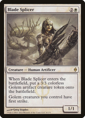 Blade Splicer [New Phyrexia] | Jomio and Rueliete's Cards and Comics