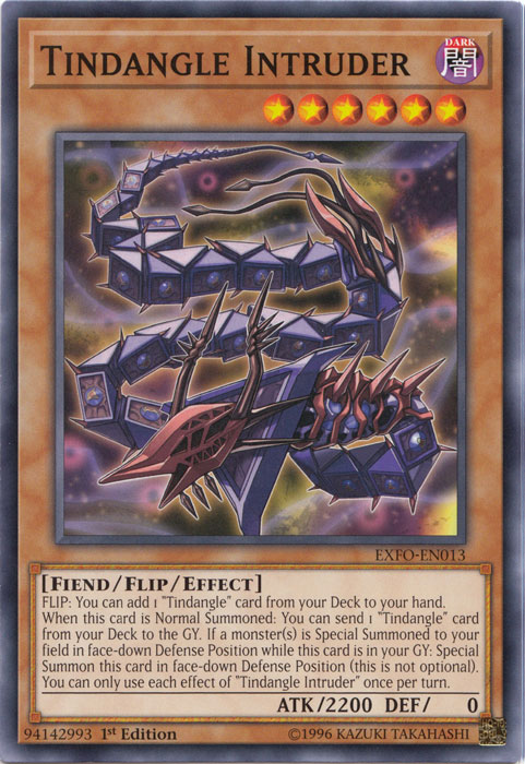 Tindangle Intruder [EXFO-EN013] Common | Jomio and Rueliete's Cards and Comics