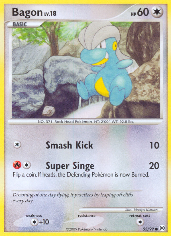 Bagon (52/99) [Platinum: Arceus] | Jomio and Rueliete's Cards and Comics