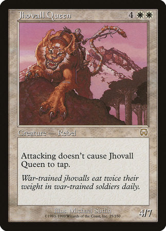 Jhovall Queen [Mercadian Masques] | Jomio and Rueliete's Cards and Comics