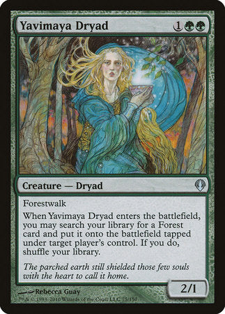 Yavimaya Dryad [Archenemy] | Jomio and Rueliete's Cards and Comics