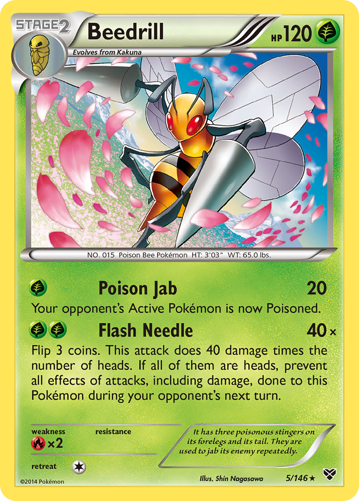 Beedrill (5/146) [XY: Base Set] | Jomio and Rueliete's Cards and Comics