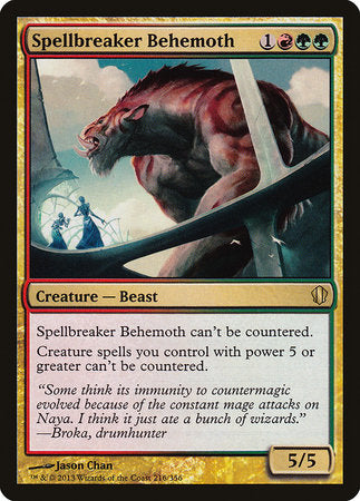 Spellbreaker Behemoth [Commander 2013] | Jomio and Rueliete's Cards and Comics