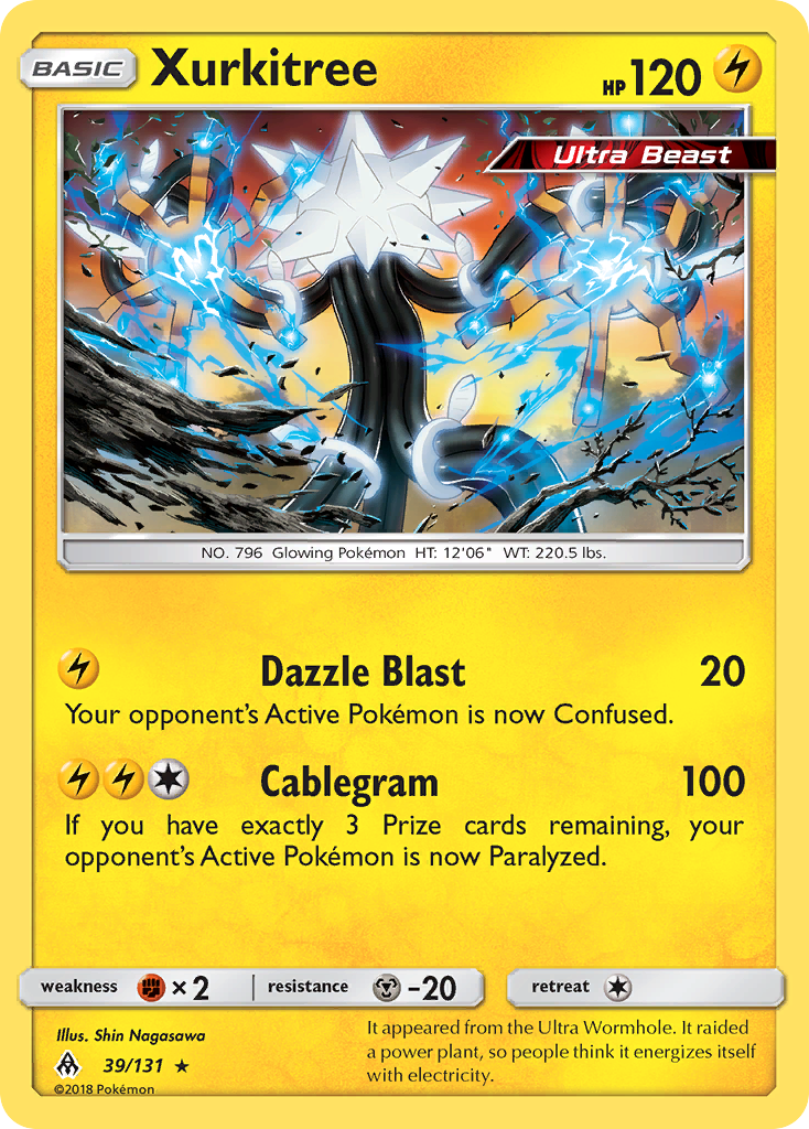 Xurkitree (39/131) [Sun & Moon: Forbidden Light] | Jomio and Rueliete's Cards and Comics