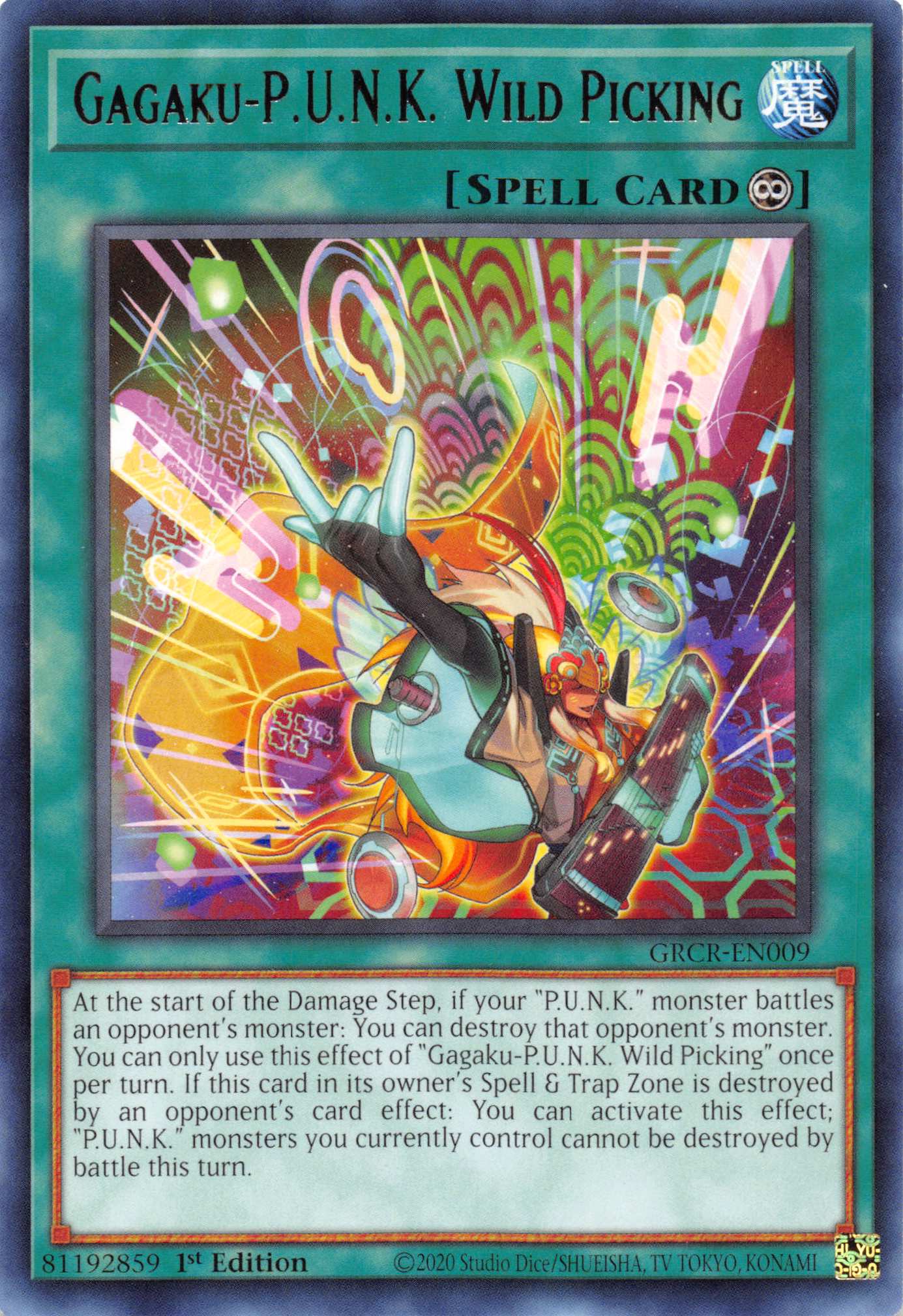 Gagaku-P.U.N.K. Wild Picking [GRCR-EN009] Rare | Jomio and Rueliete's Cards and Comics