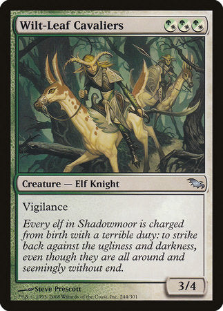 Wilt-Leaf Cavaliers [Shadowmoor] | Jomio and Rueliete's Cards and Comics