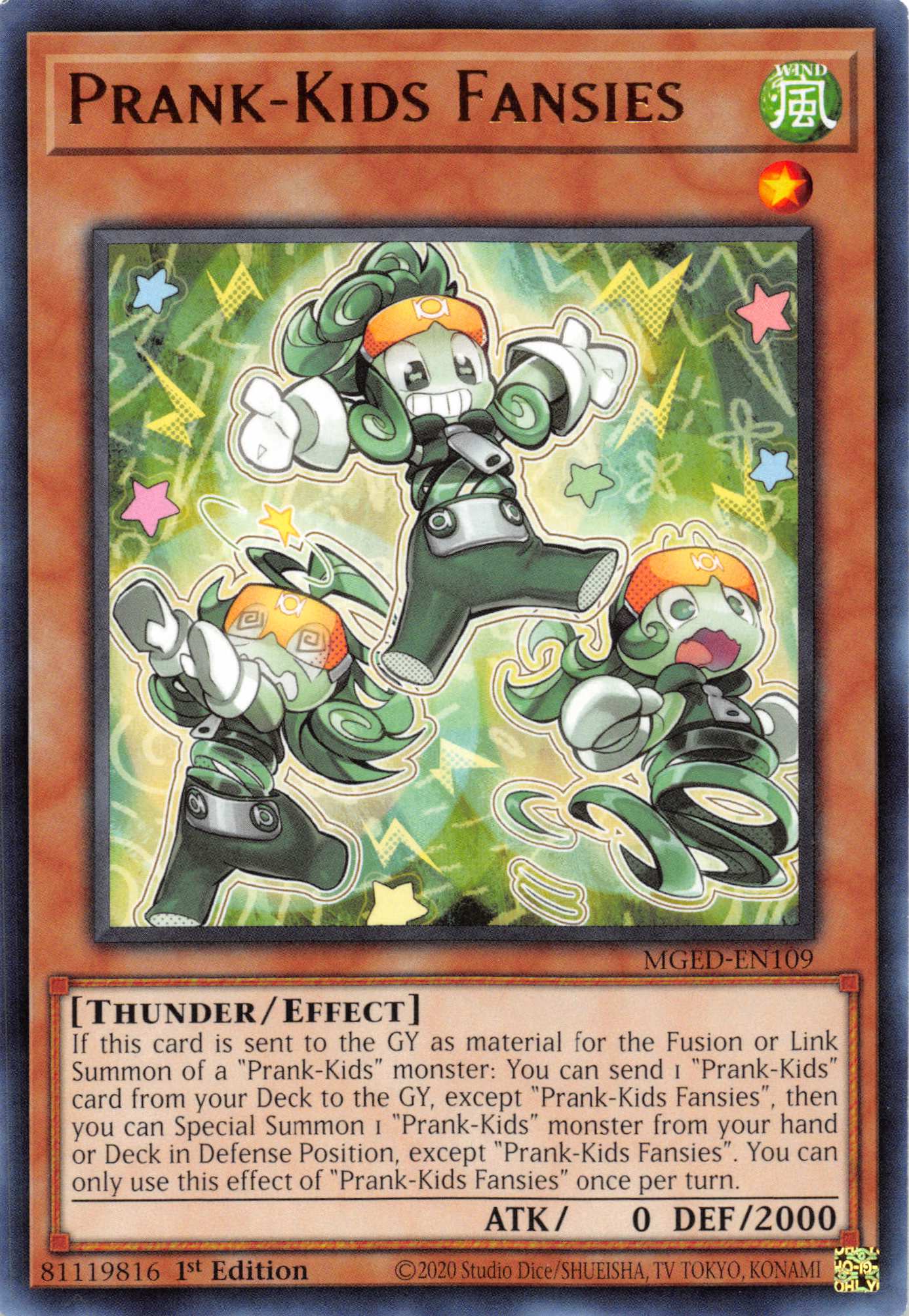 Prank-Kids Fansies [MGED-EN109] Rare | Jomio and Rueliete's Cards and Comics