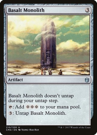 Basalt Monolith [Commander Anthology] | Jomio and Rueliete's Cards and Comics