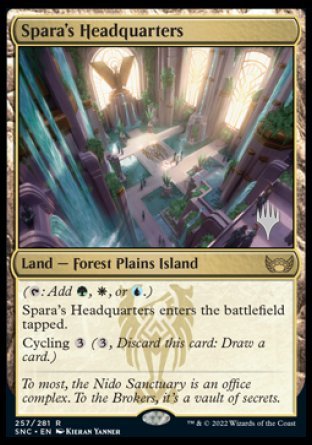 Spara's Headquarters (Promo Pack) [Streets of New Capenna Promos] | Jomio and Rueliete's Cards and Comics