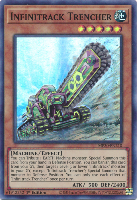 Infinitrack Trencher [MP20-EN210] Super Rare | Jomio and Rueliete's Cards and Comics