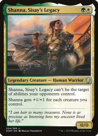 Shanna, Sisay's Legacy [Dominaria] | Jomio and Rueliete's Cards and Comics