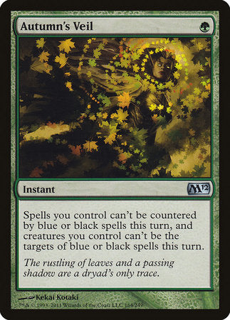 Autumn's Veil [Magic 2012] | Jomio and Rueliete's Cards and Comics