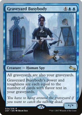 Graveyard Busybody [Unstable] | Jomio and Rueliete's Cards and Comics
