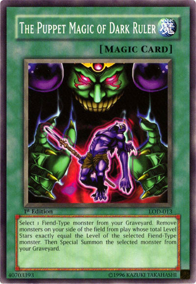 The Puppet Magic of Dark Ruler [LOD-013] Common | Jomio and Rueliete's Cards and Comics