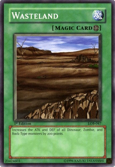 Wasteland [LOB-047] Common | Jomio and Rueliete's Cards and Comics